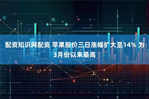 配资知识网配资 苹果股价三日涨幅扩大至14% 为3月份以来最高