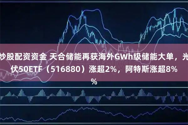 炒股配资资金 天合储能再获海外GWh级储能大单，光伏50ETF（516880）涨超2%，阿特斯涨超8%